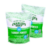 Charlie’s Soap Laundry Powder (100 Loads, 2 Pack) Hypoallergenic Deep Cleaning Washing Powder Detergent - Eco-Friendly, Safe, and Effective