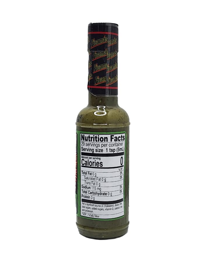 PICAMAS - Chiltepe Green Hot Sauce 4.9oz Bottles (Pack of 3)