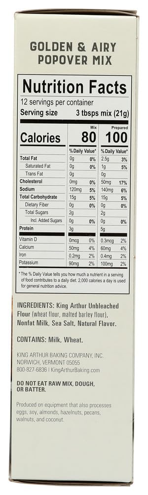 King Arthur Mix Popover Mix (Pack of 2)