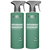 HEX Performance Deodorizing Spray, Unscented, 44oz (Pack of 2) - Awesome for Shoes, Gear, Activewear & Fabrics, Yoga Mats & Gym Equipment, Carpet