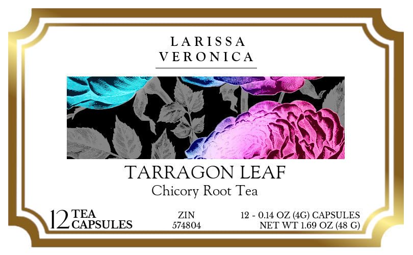 Tarragon Leaf Chicory Root Tea (Single Serve K-Cup Pods) (12 pods, ZIN: 574804) - 2 Pack