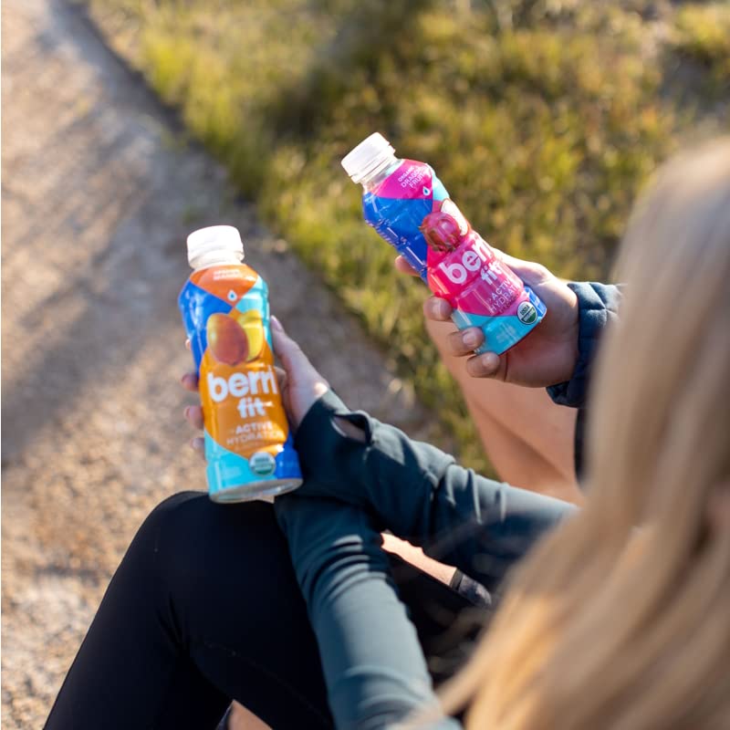 Berri Fit 2-Flavor Variety Pack | Natural Plant-Based Electrolytes - Certified Organic - Non-GMO - Low-Calorie Fitness Beverage - Paleo Friendly|
