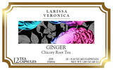 Ginger Chicory Root Tea (Single Serve K-Cup Pods) (12 pods, ZIN: 572804) - 3 Pack