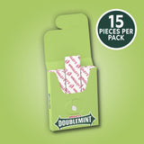 WRIGLEY'S Doublemint Chewing Gum Bulk Pack, 15 Stick Count (Pack of 3) - Gum Packs