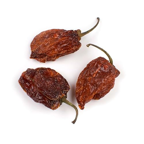 Essential Spice Dried Habanero Chilies - Intense Heat with Fruity, Citrus-Like Flavor - Whole Dried Pods for Hot Sauces, Salsas, Marinades & Spicy