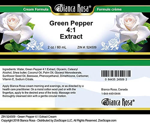 Bianca Rosa Green Pepper 4:1 Extract Cream (2 oz, ZIN: 524509) - 2 Pack