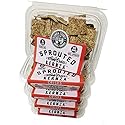 Sprouted Crisps - Kernza - Perennial Wheat Cracker Crisp - 4 oz, 5 pack