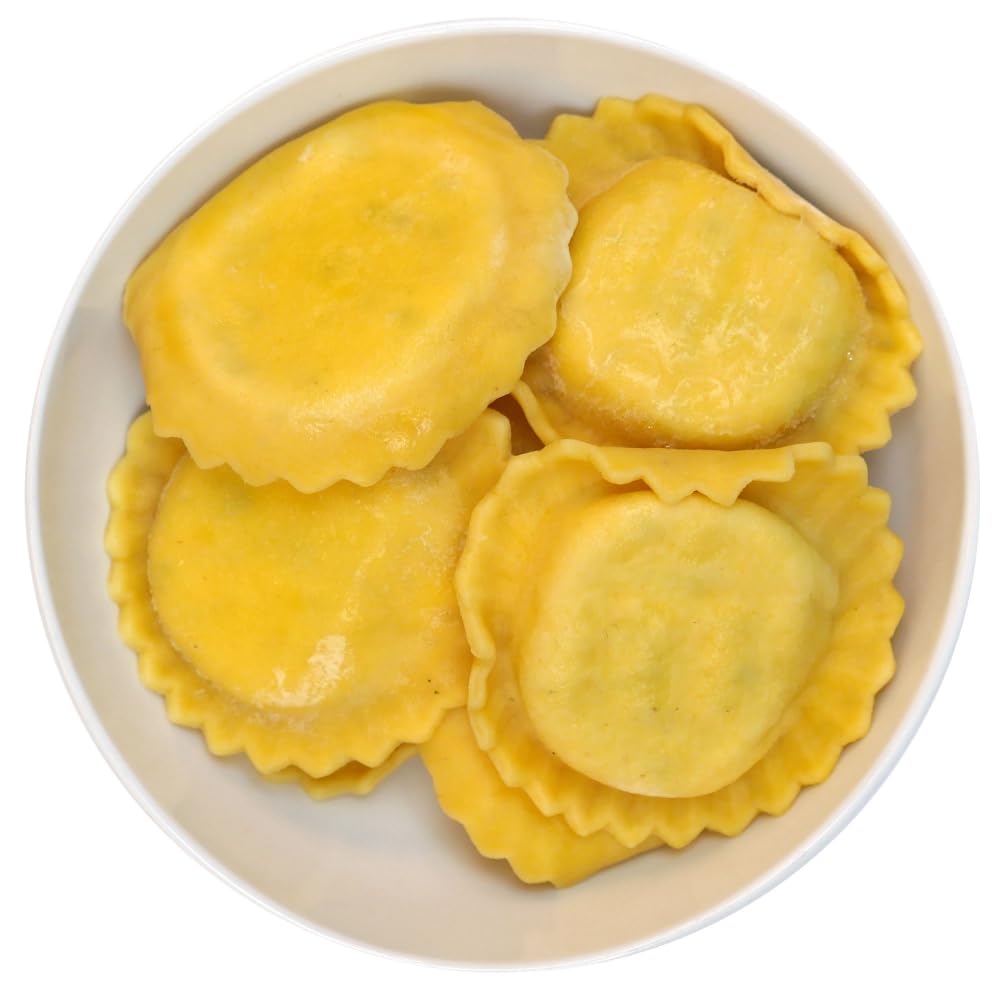 Seviroli Foods Large Round Cheese Ravioli Pasta, 5 Pound -- 2 per case.