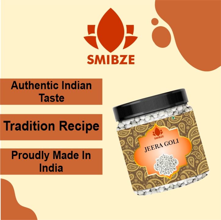 SMIBZE Natural Jeera Goli 100 GM (Pack of 1) SMIBZE