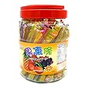 Jin Jin Fruit Jelly Filled Strip Straws Candy - Many Flavors! (35.26 oz)