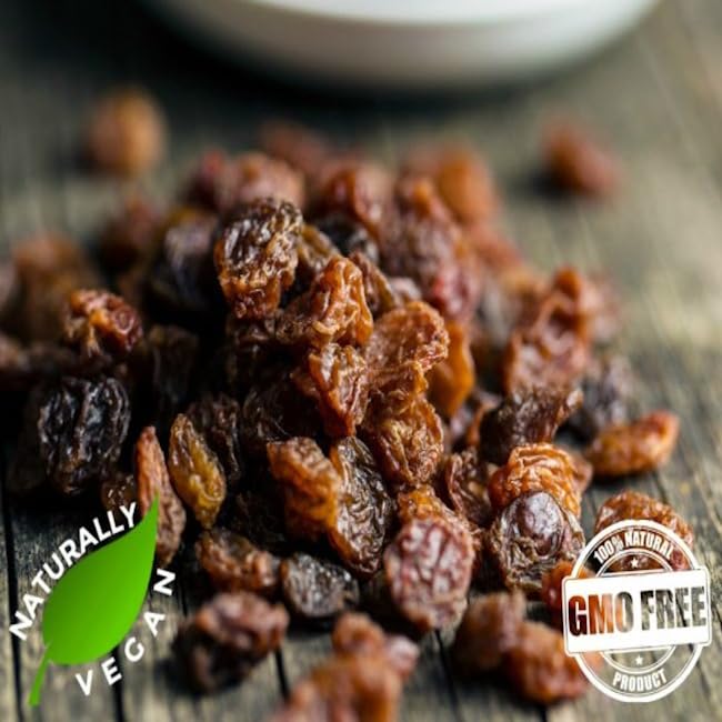 Gerbs Dried Raisins 2 lbs. | Unsulfured, No Artificial Additives, Resealable Bag | Naturally Sweet & Plump | Top 14 Allergen-Free