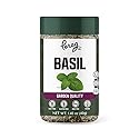 Dried Basil Leaves (1.75 oz) | Pure & Natural Herb for Sweet And Aromatic Flavor | Kosher Certified, Non-GMO, Non-Irradiated | Use In Pizza, Pasta