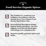 Watkins Gourmet Spice, Organic Ground Cloves, Bulk Food Service Size, 15.9 oz (Pack of 1)