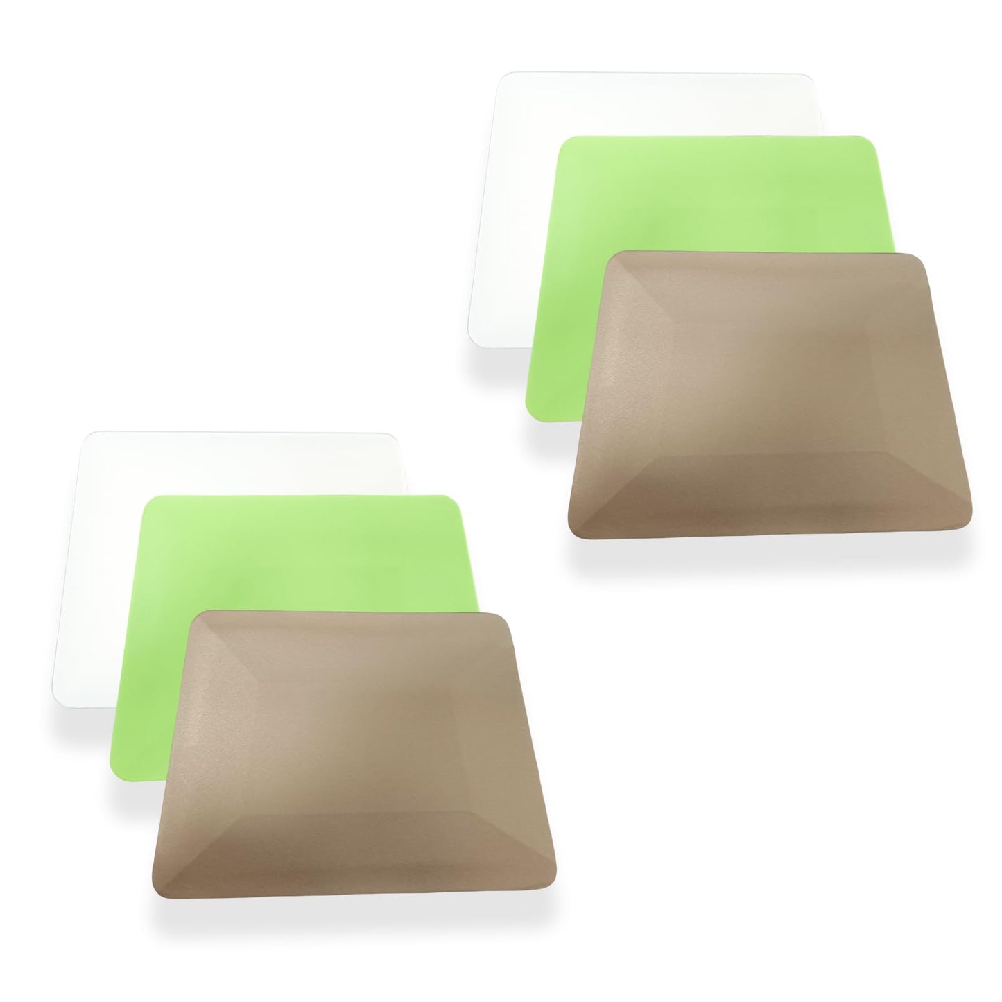 GWEITOOL Window Tint Tools 6Pcs Window Tint Squeegee Plastic Hard Card Squeegee Window Tint Kit for Window Tinting Application