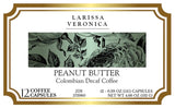 Peanut Butter Colombian Decaf Coffee (Single Serve K-Cup Pods) (Gourmet, Naturally Flavored, Whole Coffee Beans) (12 pods, ZIN: 573980) - 2 Pack