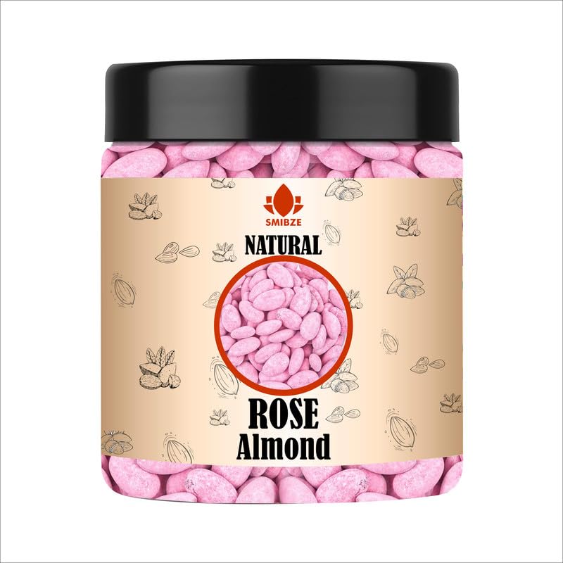 SMIBZE Natural Rose Almond (Badam) 6 OZ / 170 Gram