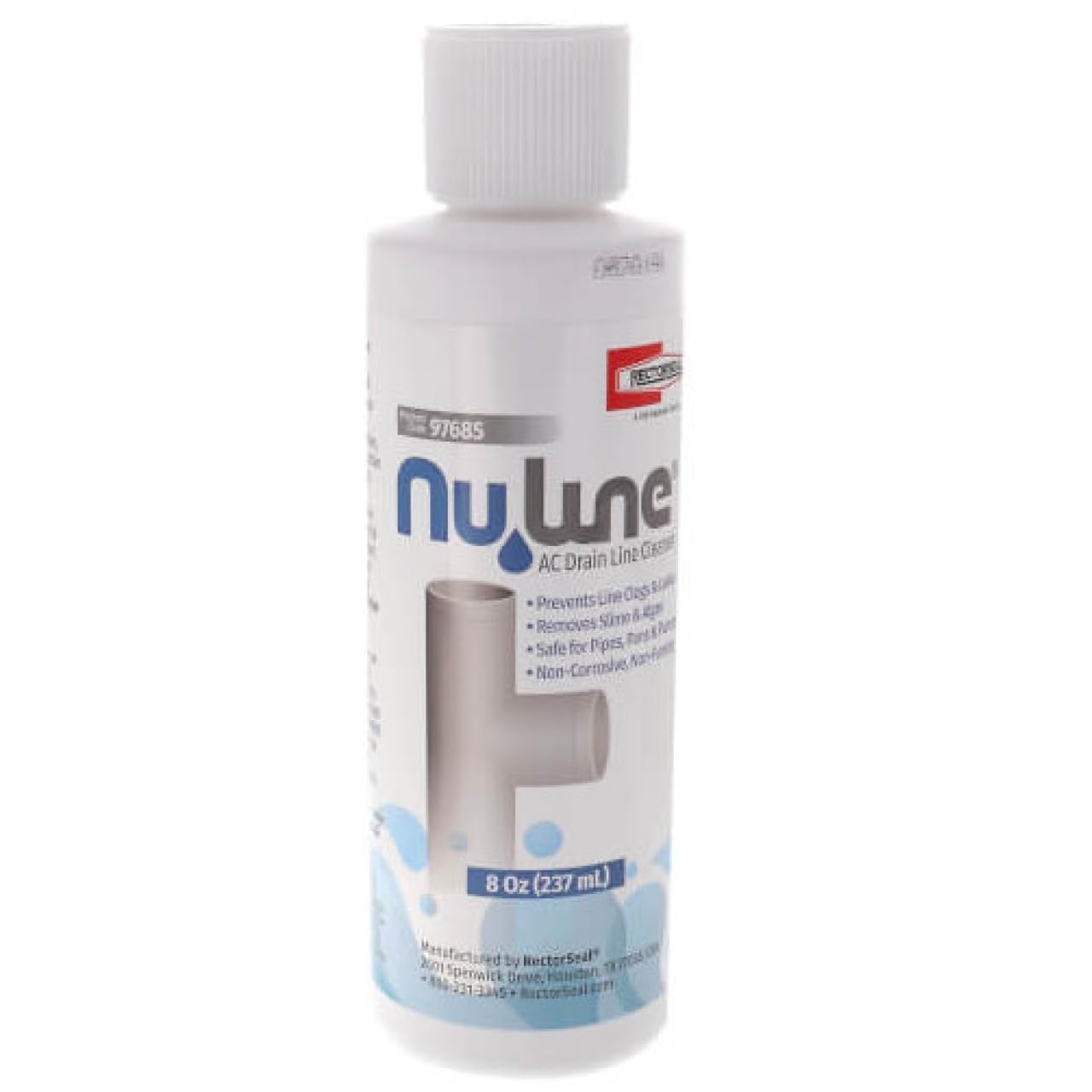 NuLine HVAC Condensate Nu-Line Drain Cleaner, 8 ounce (Pack of 6)