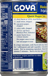 Goya Foods Canned Blackeye Peas, 15.5 Ounce