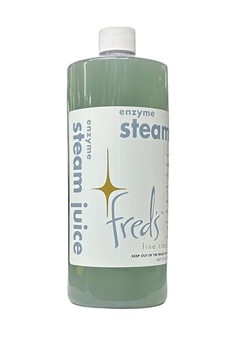 Fred's Enzyme Carpet Steam Juice - for Home Carpet Cleaning Machines, Deep-Cleaning & Pet-Stain Formula