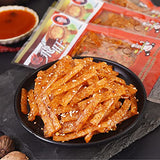 YUYONGTANG ??????8090??????????????? ???18gFeiwang Hunan spicy strips 8090 nostalgic snacks snacks spicy strips spicy slices spicy skin spicy strips