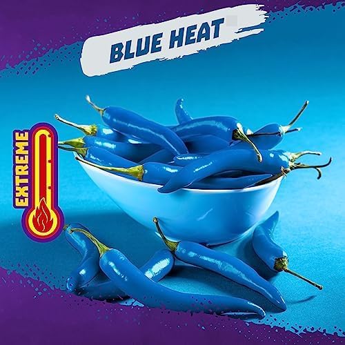 Takis Blue Heat Crisps 5.5 oz Sharing Size Can, Hot Chili Pepper Flavored Extreme Spicy Potato Crisps
