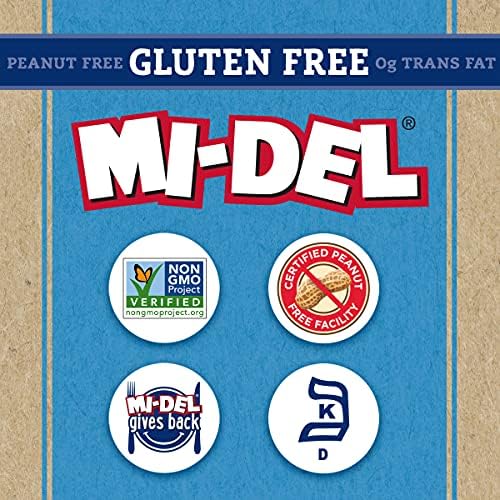 Mi-Del Gluten Free Animal Crackers - Non GMO Certified, 0g Trans Fat Gluten Free Cookies (Pack of 1)