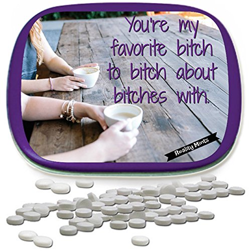Favorite Btch Mints - Peppermint Mints - Purple Tin - Novelty Mints for Friends - Peppermints - Cute Besties Ideas