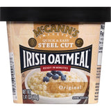 McCann's Irish Oatmeal Instant Oatmeal Cup, Original, 1.4 Ounce (Pack of 12)