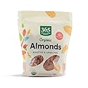 365 by Whole Foods Market, Organic Roasted Unsalted Almonds, 10 Ounce