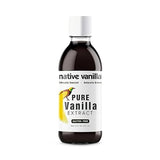 8 oz Pure Vanilla Extract - 100% Real Vanilla Extract - For Cooking, Drinks & Desserts - 100% Vegan, Sugar Free & Kosher - Non-GMO & Gluten-Free