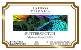 Butterscotch Medium Roast Coffee (Single Serve K-Cup Pods) (Gourmet, Naturally Flavored, Whole Coffee Beans) (12 pods, ZIN: 571640) - 3 Pack