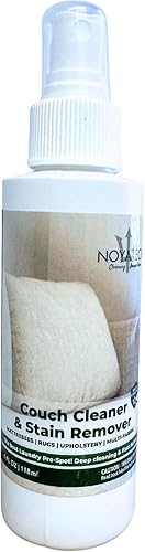 NOYATECH Travel size Couch Cleaner and Stain Remover. For sofas, car upholstery, carpets, rugs, mattresses, dining chairs, all Fabrics. Safe, for kids
