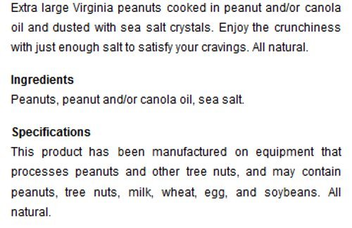 Blue Crab Bay "Sea Salt Nuts" - 12 Oz. Tin (Pack of 2)