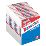 Bazooka Bubble Gum Bulk Individually Wrapped Original Pink Chewing Gum Mini Wallet Packs, 6 Piece Pack (12 Ct) Pink w/Bazooka Joe Comic Wrapper