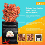 Dulces Enchilados Sour Patches Watermelon, Fruit Candy with Mexican Chamoy, 2.5 oZ