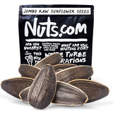 Nuts com Jumbo Raw Sunflower Seeds (In Shell) - Unsalted, Non-GMO, USA Grown, Gluten-Free - High Protein, Heart-Healthy Snack for Eating (2lb)