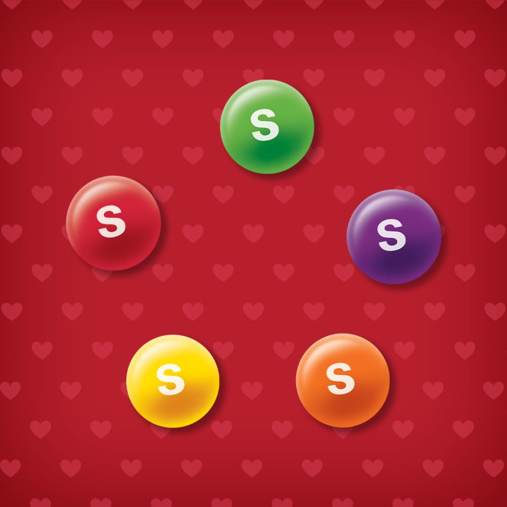 SKITTLES Original Valentine's Day Chewy Candy Heart Box, Valentines Day Gift, 6.51 oz