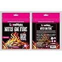Nuts on Fire Gourmet Spicy Peanuts by LoveNuts by Mammas - Bold Hot Roasted Peanuts, Fiery Flavor Snack