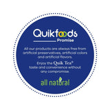 QuikTea Masala Unsweetened Chai Tea Latte - Bold Masala Flavor, Naturally Caffeine-Light, Preservative-Free, No Sugar Added - 640g of Perfection