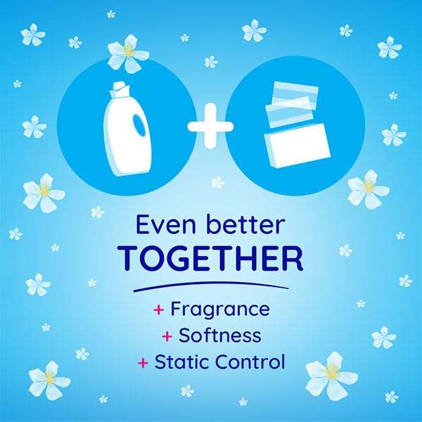 Suavitel Complete Fabric Conditioner Dryer Sheets - Lavender Scent, Long-Lasting Freshness, Anti-Static Softening Laundry Sheets - 18 Count