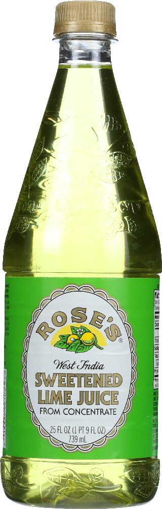 Rose's West india Sweetened Lime Juice 25 Fl Oz 1 Pack by Rose's