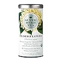 The Republic of Tea - Organic Elderflower SuperHerb Tea Tin, 36 Herbal Tea Bags, Naturally Caffeine-Free