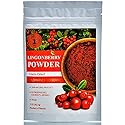 Wild Harvested Lingonberry Freeze-Dried Powder - 2 Oz - Natural Lingonberry Powder, No added sugar, No GMOs