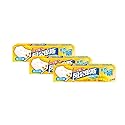 Fruit Chew Gummy Candy, White Peach and Mango Flavor, with Real Fruit Juice, Dual Texture, 3 Pack (Mango)