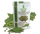 Turkey Berry Leaves Dried, 100 Count, Pure Grade A Quality
