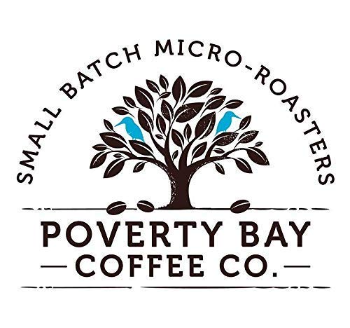 Alice Lake Organic Dark Roast Ground Coffee Beans - Freshly Roasted by Poverty Bay Coffee Company, 2lb Bag