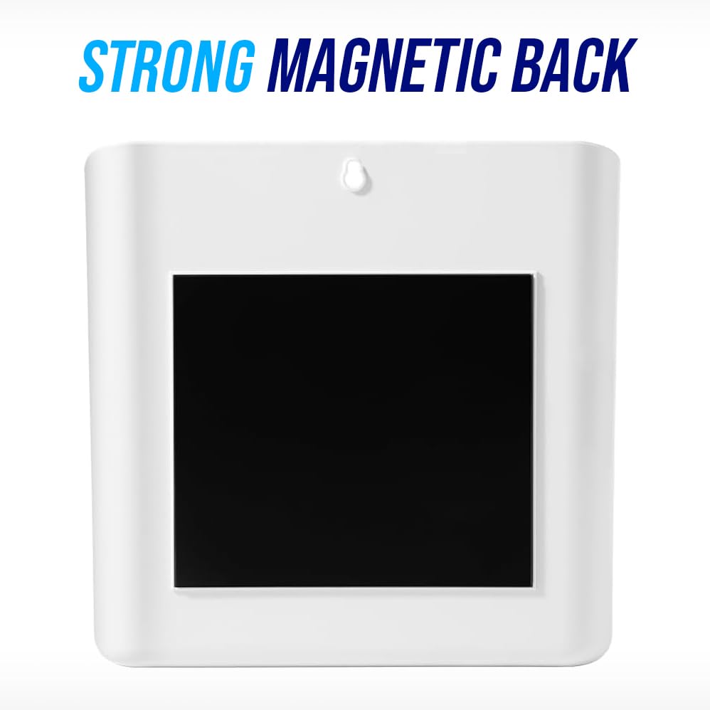 Simplation Magnetic Lint Bin for Laundry Room Storage, Lint Holder Bin, Plastic Lint Trash Can for Laundry Room