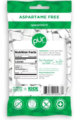PUR Spearmint Chewing Gum, Sugar-Free, Aspartame-Free, Xylitol-Based,330 Pieces, 4 Pack