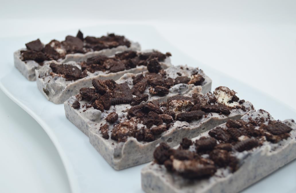 US Sweets Cookies & Cream Bark Chocolate Pack - Decadent White Chocolate Cups with Cookie Chunks | Gourmet Candy Treats | Delicious Gift | Handmade in