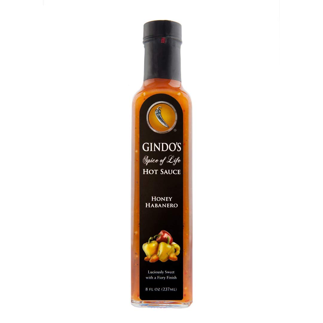 Gindo's Honey Habanero Fresh Pepper Hot Sauce